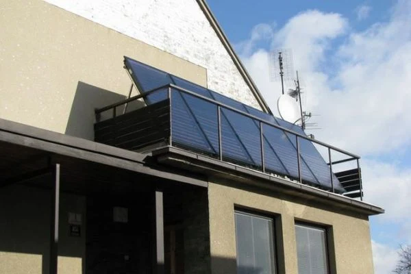 Solární zařízení pro podporu vytápění